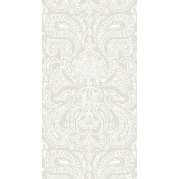 Malabar White/Linen by Cole & Son Designer Wallcovering CONTEMPORARY RESTYLED PAPER - 100% United Kingdom Horizontal: 21 and Vertical: 30 21 - Swanky Fabrics -