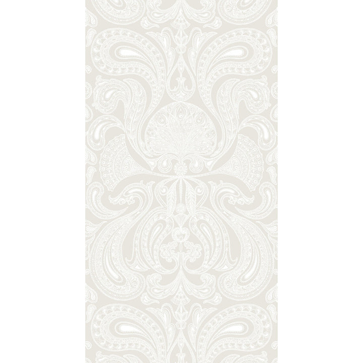 Malabar White by Cole & Son Designer Wallcovering CONTEMPORARY RESTYLED PAPER - 100% United Kingdom Horizontal: 21 and Vertical: 30 21 - Swanky Fabrics -
