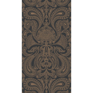 Malabar Bronze/Black by Cole & Son Designer Wallcovering