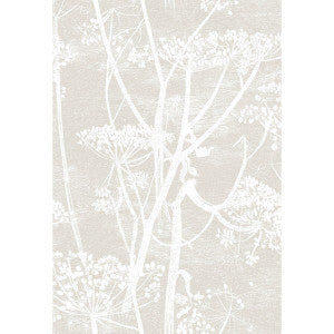 Cow Parsley Linen/White by Cole & Son Designer Wallcovering