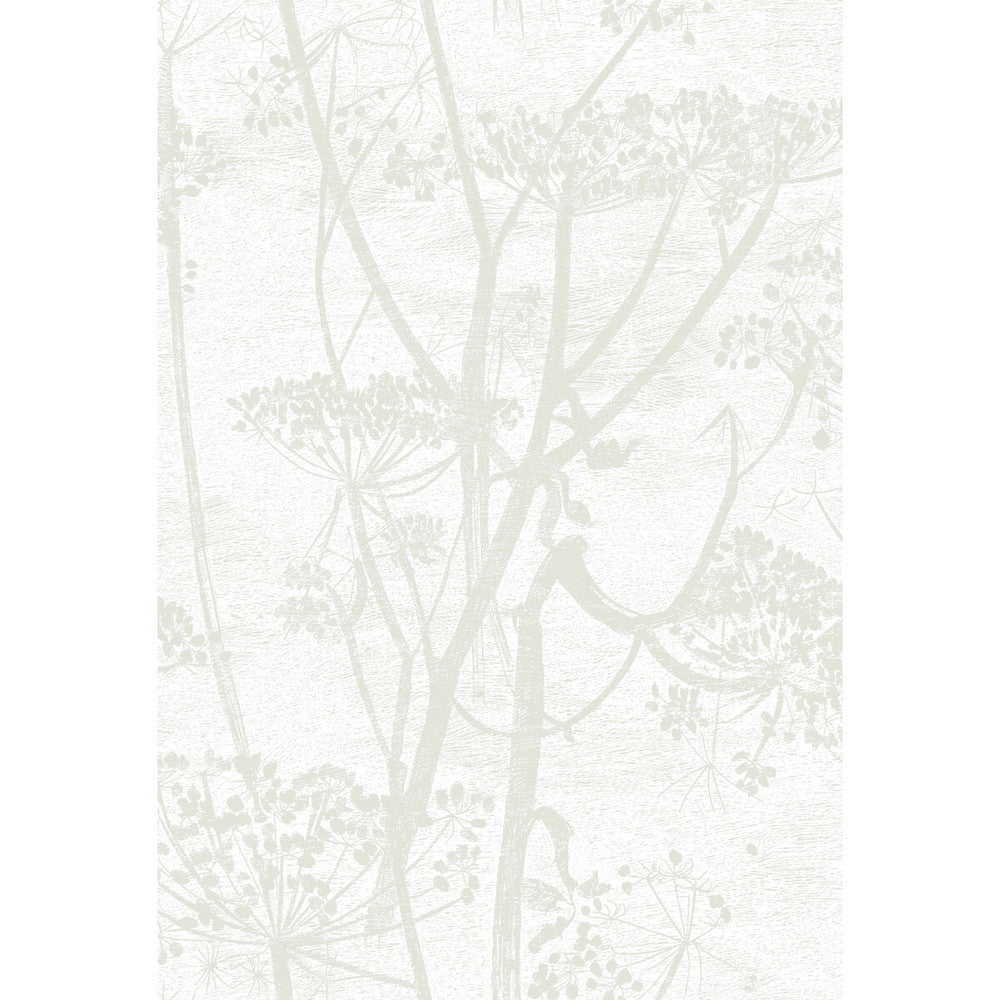 Cow Parsley White by Cole & Son Designer Wallcovering CONTEMPORARY RESTYLED PAPER - 100% United Kingdom Horizontal: 21 and Vertical: 30 21 - Swanky Fabrics -
