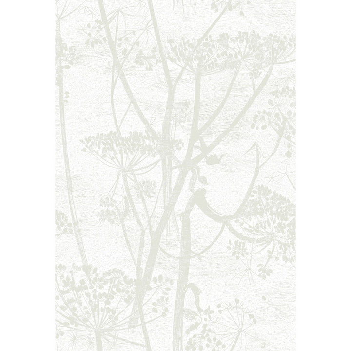 Cow Parsley White by Cole & Son Designer Wallcovering CONTEMPORARY RESTYLED PAPER - 100% United Kingdom Horizontal: 21 and Vertical: 30 21 - Swanky Fabrics -