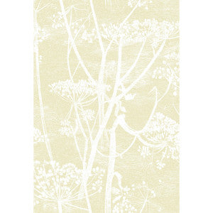 Cow Parsley Straw/White by Cole & Son Designer Wallcovering