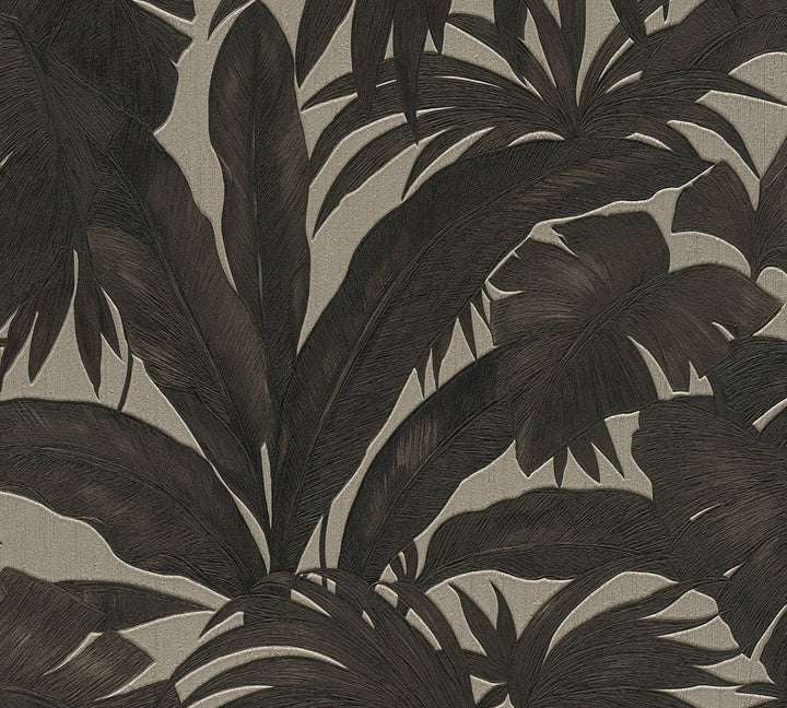Paragon Black Tile 962401X by Versace Designer Wallpaper