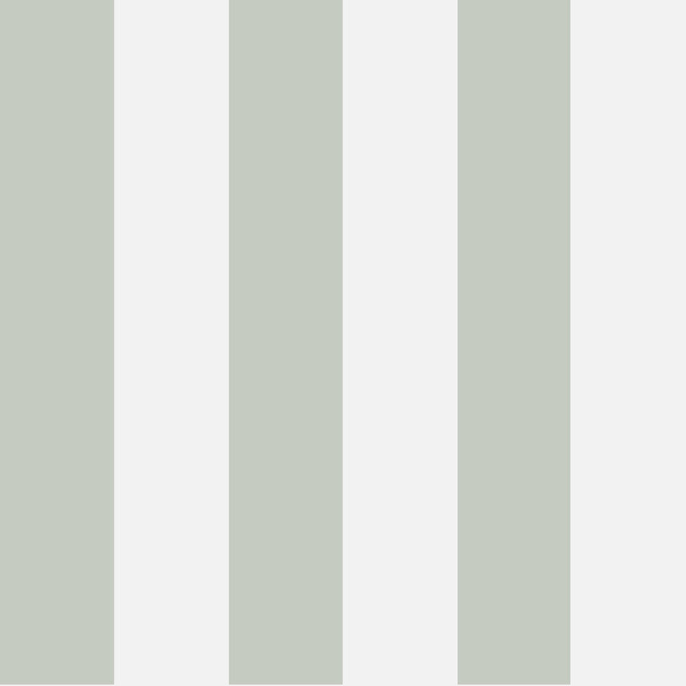 Glastonbury Str Olive & Whit by Cole & Son Designer Wallcovering COLE & SON FESTIVAL STRIPES PAPER - 100% United Kingdom Horizontal: 0 and Vertical: 0 21 - Swanky Fabrics -