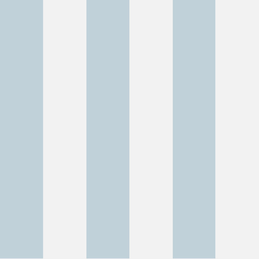 Glastonbury Str Pale Bl & Wt by Cole & Son Designer Wallcovering COLE & SON FESTIVAL STRIPES PAPER - 100% United Kingdom Horizontal: 0 and Vertical: 0 21 - Swanky Fabrics -