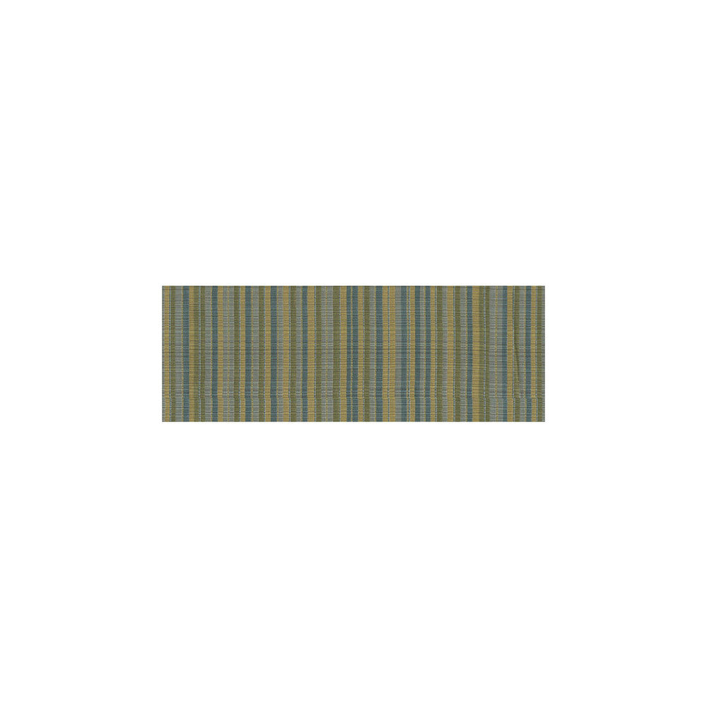 Oahu Stripe Grotto by Kravet Contract Designer Fabric - POLYESTER - 100% United States - Horizontal: 13.5 and Vertical: 7.5 54 - Swanky Fabrics -