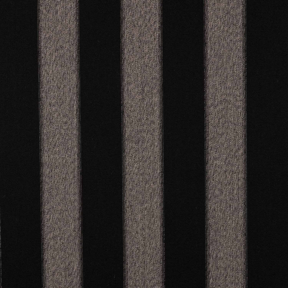 56109-0001 Centered Onyx by Sunbrella Designer Fabric Sunbrella Balance Sunbrella® Acrylic, Sunbrella® Polyester, Sunbrella® Non-Phthalate PVC USA or Imported 5-Year Horizontal: 60 yd. and Vertical: 3.9 in. 54 in. - Swanky Fabrics -