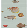 Acquario Pal Bl & Mlt by Cole & Son Designer Wallcovering