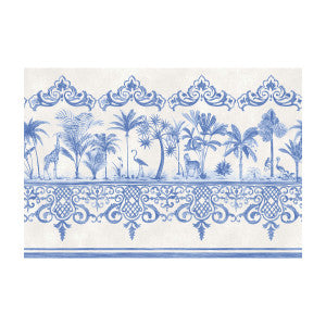Rou Border Cobalt Blue by Cole & Son Designer Wallcovering