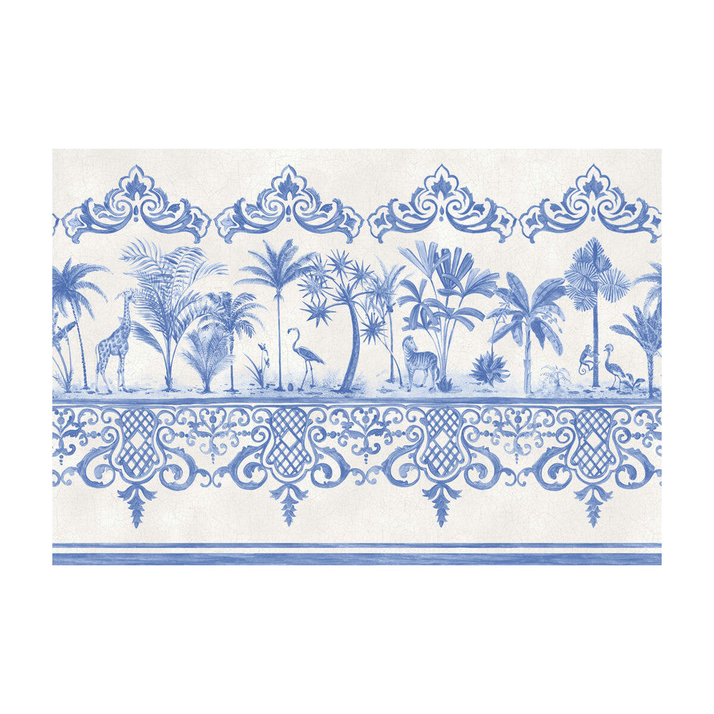 Rou Border Cobalt Blue by Cole & Son Wallcovering Cole & Son Wallcovering Rou Border Cobalt BlueWallcovering PAPER - 100% United Kingdom </p><p>Repeat: H: , V: 20.5 - Fabric Carolina -