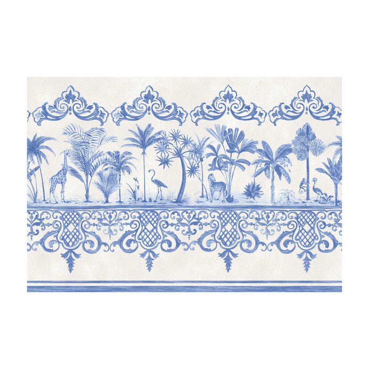 Rou Border Cobalt Blue by Cole & Son Wallcovering Cole & Son Wallcovering Rou Border Cobalt BlueWallcovering PAPER - 100% United Kingdom </p><p>Repeat: H: , V: 20.5 - Fabric Carolina -