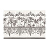 Rou Border Charcoal by Cole & Son Designer Wallcovering