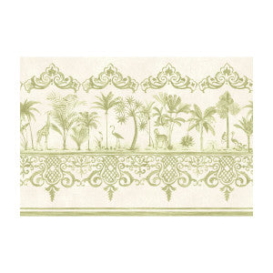 Rou Border Old Olive by Cole & Son Designer Wallcovering