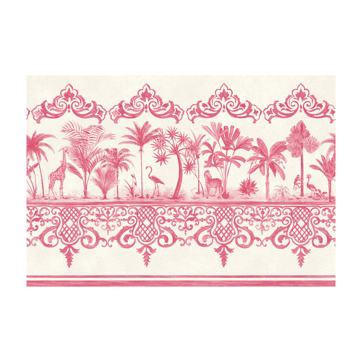 Rou Border Rose Pink by Cole & Son Wallcovering Cole & Son Wallcovering Rou Border Rose PinkWallcovering PAPER - 100% United Kingdom </p><p>Repeat: H: , V: 20.5 - Fabric Carolina -