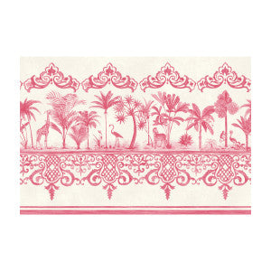 Rou Border Rose Pink by Cole & Son Designer Wallcovering