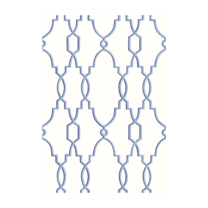 Parterre Cobalt Blue by Cole & Son Designer Wallcovering PAPER - 100% United Kingdom Horizontal: and Vertical: 15 21 - Swanky Fabrics -