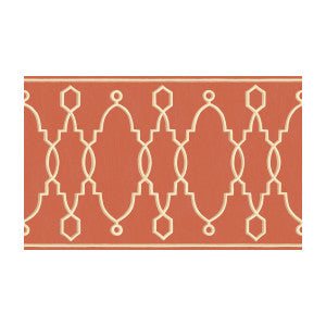 Parterre Border Red by Cole & Son Designer Wallcovering