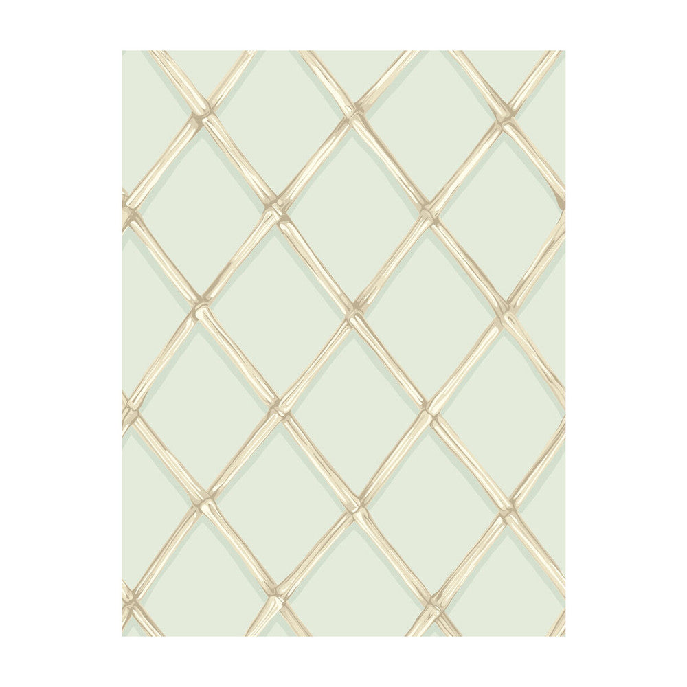 Bagatelle Duck Egg by Cole & Son Designer Wallcovering - PAPER - 100% United Kingdom - Horizontal: - and Vertical: 27.5 21 - Swanky Fabrics -