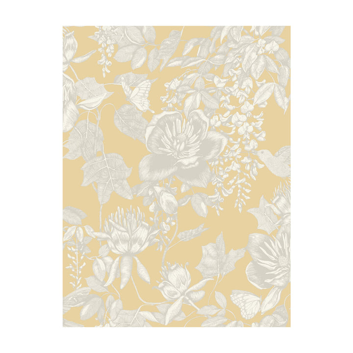 Tivoli Yellow by Cole & Son Designer Wallcovering - PAPER - 100% United Kingdom - Horizontal: - and Vertical: 27.5 21 - Swanky Fabrics -