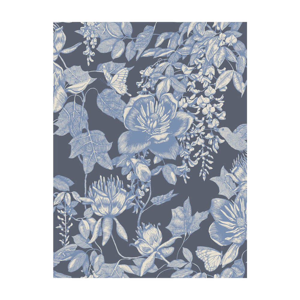 Tivoli Indigo by Cole & Son Designer Wallcovering PAPER - 100% United Kingdom Horizontal: and Vertical: 27.5 21 - Swanky Fabrics -