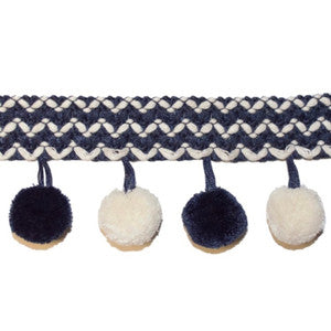 Ursula Navy by Europatex Designer Fabric