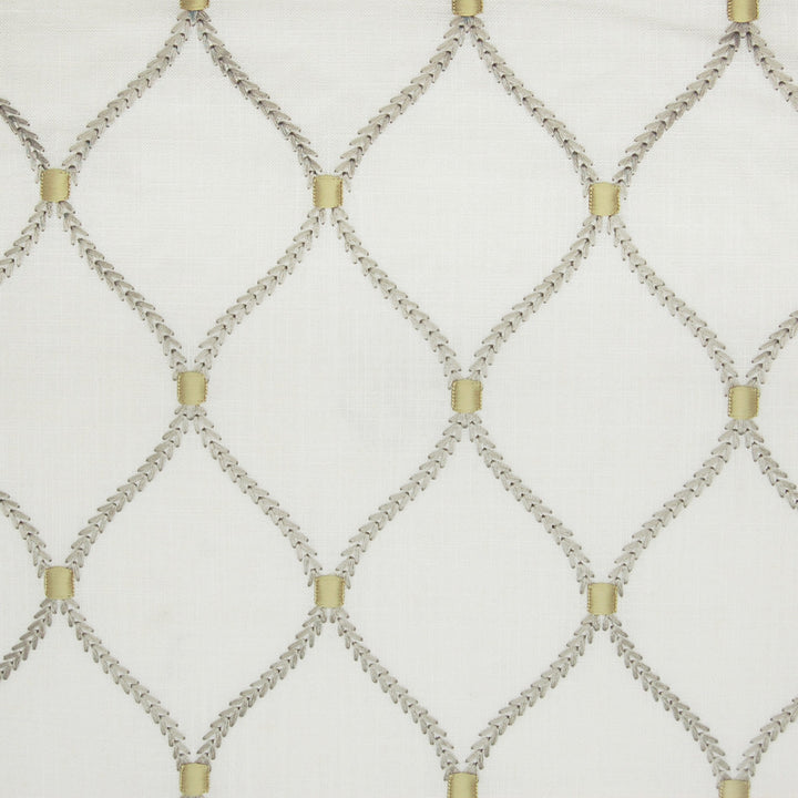 A9780 Smoke by Greenhouse Designer Fabric 70% Rayon, 30% Linen With 100% Rayon Embroidery India 9,000 double rubs </p><p>Repeat: 4.25" H, 6.25" V 52" - Swanky Fabrics -