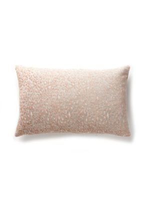 Leopard Pillow 14 X 22 - Pink Sand A9LLEOPILL0003 by Scalamandre Designer Pillows AMAZINK 45% COTTON 31% VISCOSE 24% POLYESTER U.S.A. HEAVY DUTY Horizontal: 9.75" and Vertical: 7" 0 - Swanky Fabrics -