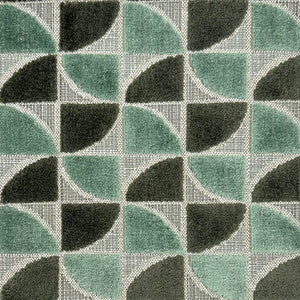 Pinwheel Jade by Europatex Designer Fabric