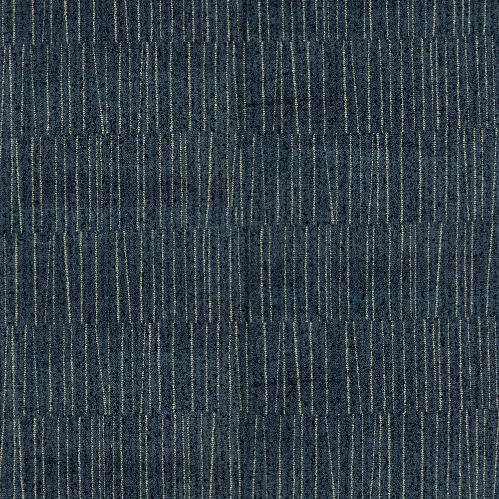 Abbott 306 Indigo by ABBEYSHEA Designer Fabric 100% Polyester CN 30,000 Double Rubs (Wyzenbeek) </p><p>Repeat: Horizontal: and Vertical: 55 in. (142 cm) - Swanky Fabrics -