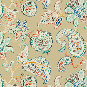 Abloom 2 Khaki by Stout Designer Fabric