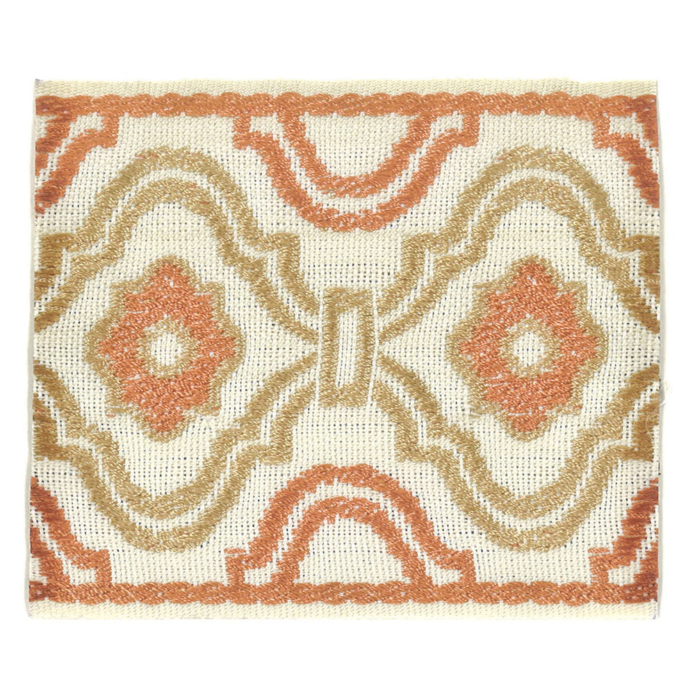 About 10 Tile by Stout Designer Trim Insights Trim 51% Spun Viscose 49% Polyester CHINA Horizontal: 2.125 and Vertical: 0 3.38 in - Swanky Fabrics -