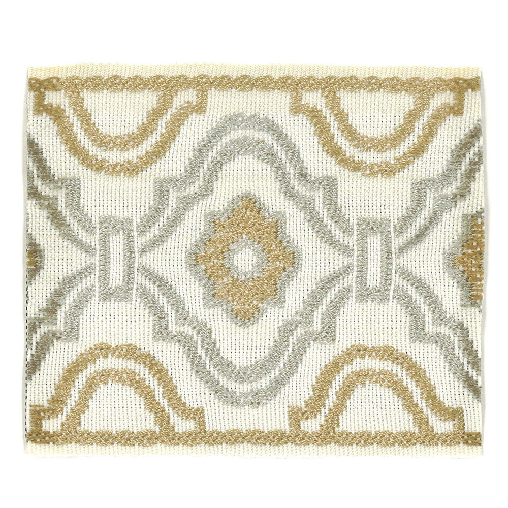 About 3 Stone by Stout Designer Trim INSIGHTS TRIM 51%SVI 49%POL CHINA </p><p>Repeat: 0 3.38 in - Swanky Fabrics -