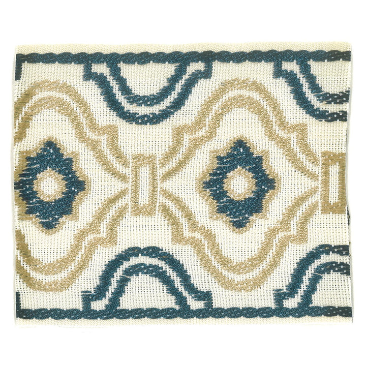 About 4 Harbor by Stout Designer Trim INSIGHTS TRIM 51%SVI 49%POL CHINA Horizontal: 2.125 and Vertical: 0 3.38 in - Swanky Fabrics -