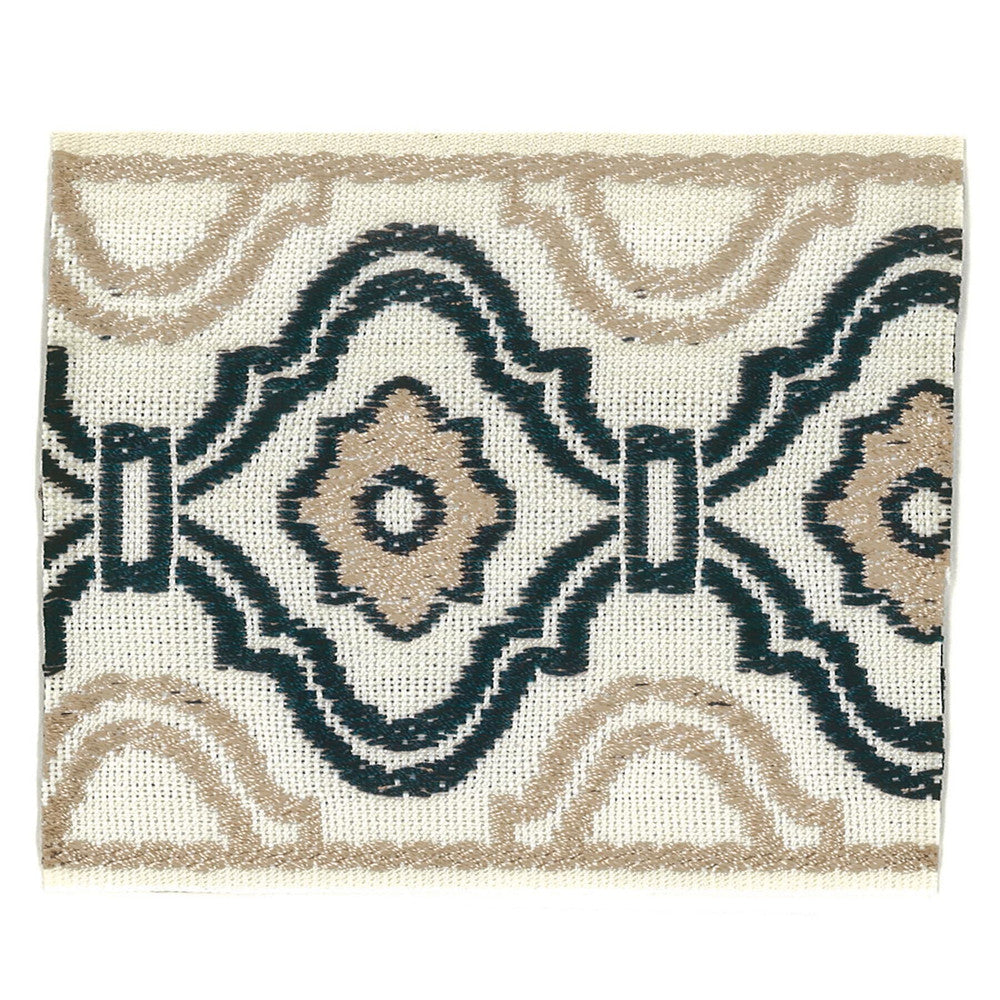 About 9 Ink by Stout Designer Trim Insights Trim 51% Spun Viscose 49% Polyester CHINA Horizontal: 2.125 and Vertical: 0 3.38 in - Swanky Fabrics -