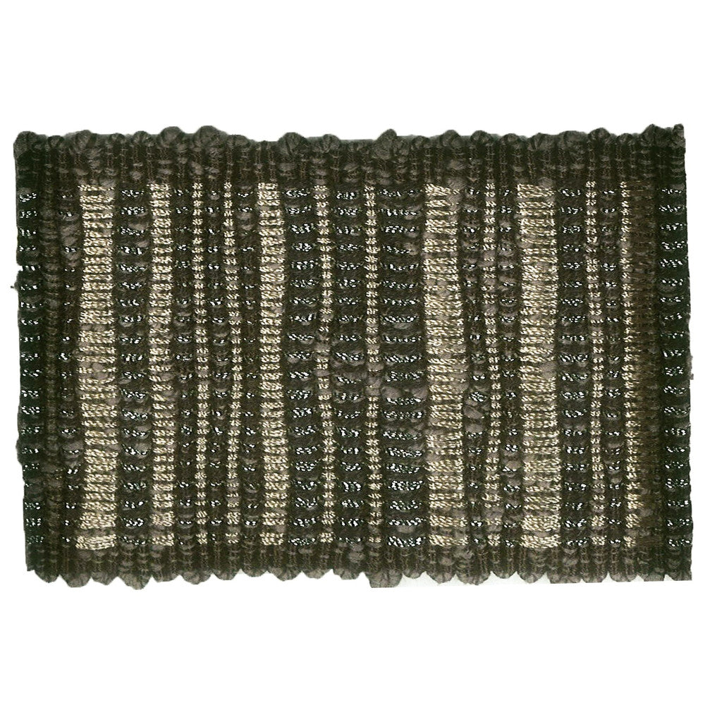 Action 10 Coal by Stout Designer Trim ILLUMINATE TRIM 64%COT 26%SVI 5%LIN 5%MTL CHINA Horizontal: 0 and Vertical: 0 2.5 in - Swanky Fabrics -