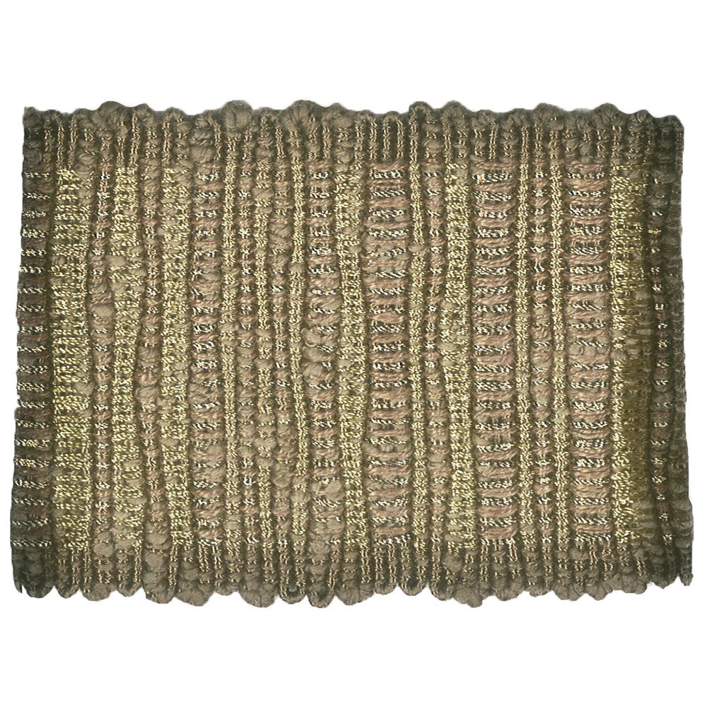 Action 4 Sandstone by Stout Designer Trim ILLUMINATE TRIM 64%COT 26%SVI 5%LIN 5%MTL CHINA Horizontal: 0.000 and Vertical: 0.000 2.5 in - Swanky Fabrics -