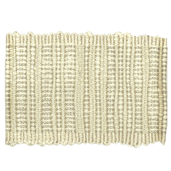 Action 7 Pearl by Stout Designer Trim ILLUMINATE TRIM 64%COT 26%SVI 5%LIN 5%MTL CHINA Horizontal: 0 and Vertical: 0 2.5 in - Swanky Fabrics -