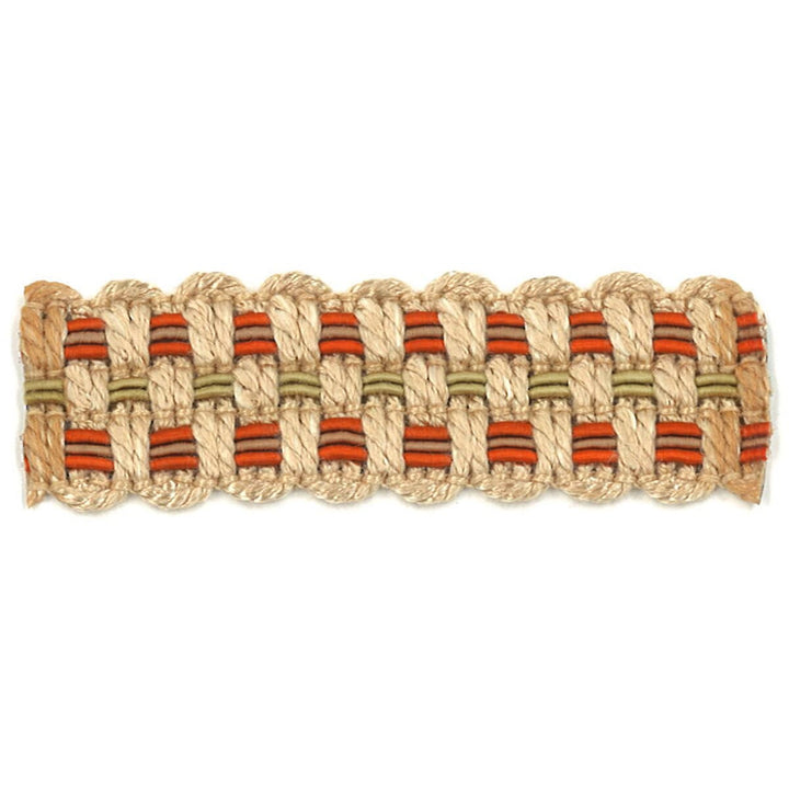 Adapt 12 Tangerine by Stout Designer Trim ART OF DESIGN TRIM-2 TAPES 100%SVI CHINA </p><p>Repeat: 0 0.88 in - Swanky Fabrics -