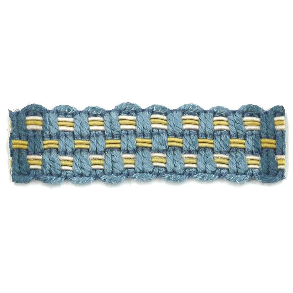 Adapt 13 Cornflower by Stout Designer Trim Art Of Design Trim-2 Tapes 100% Spun Viscose CHINA Horizontal: 0 and Vertical: 0 0.88 in - Swanky Fabrics -