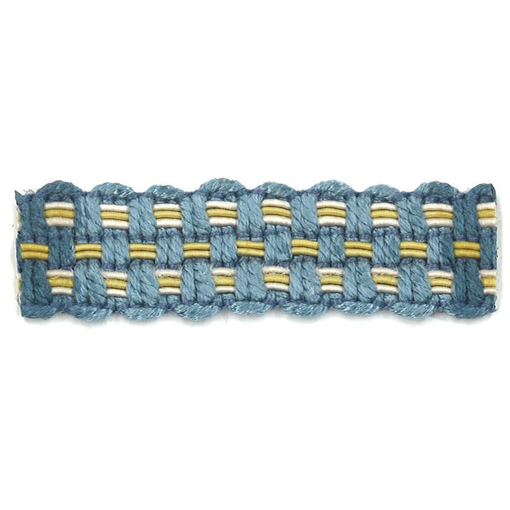 Adapt 13 Cornflower by Stout Designer Trim Art Of Design Trim-2 Tapes 100% Spun Viscose CHINA Horizontal: 0 and Vertical: 0 0.88 in - Swanky Fabrics -