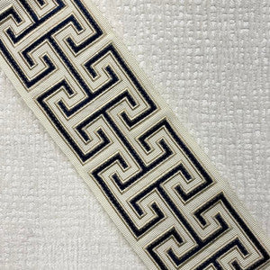 Adler Tape Navy by Magnolia Designer Fabric