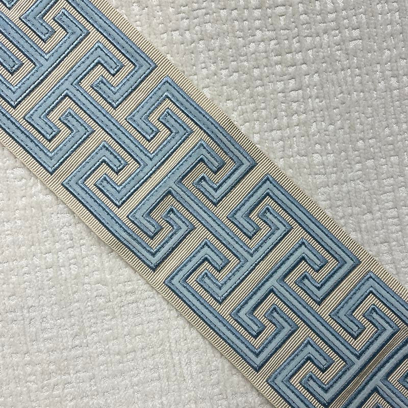 Adler Tape Sky by Magnolia Designer Trim - 46Fibranne/54Rayon China Horizontal: and Vertical: 3.9 - Swanky Fabrics -