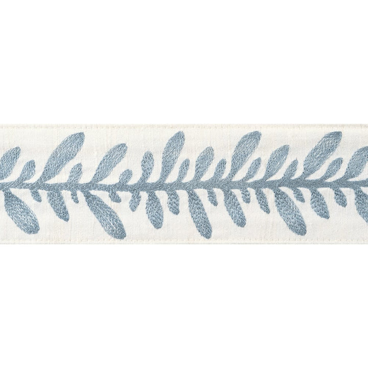 Calathea Tape Mineral AE12325 by Thibaut Trim Thibaut Trim Calathea Tape Mineral AE12325Trim ISLANDER 90% Silk, 10% Viscose U.S.A </p><p>Repeat: H: , V: 2.75 in  (6.99 cm) - Fabric Carolina -