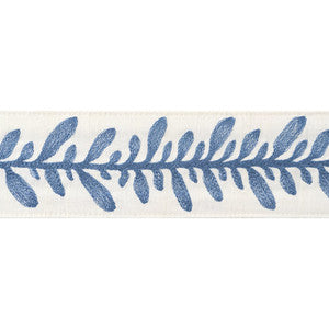 Calathea Tape French Blue AE12326 by Thibaut Designer Trim
