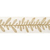 Calathea Tape Soft Gold AE12327 by Thibaut Designer Trim