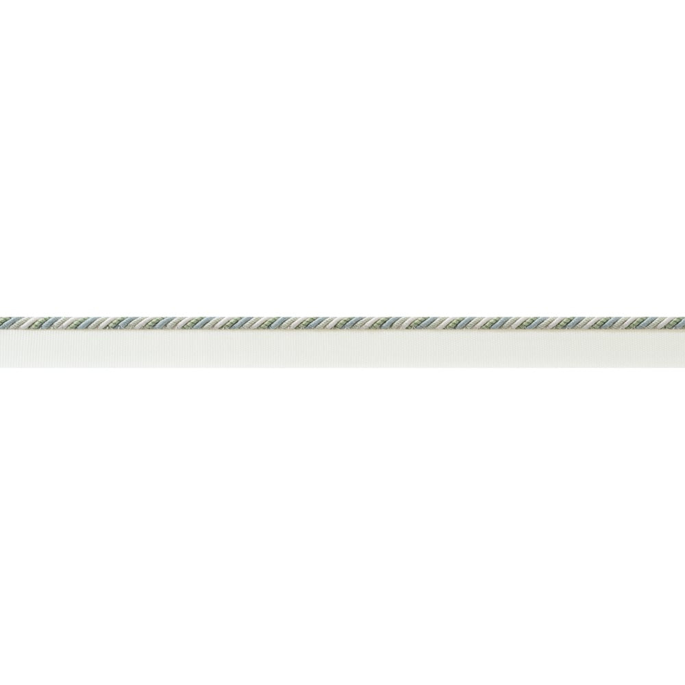 Maren Cord Aqua and Willow AE12350 by Thibaut Trim Thibaut Trim Maren Cord Aqua and Willow AE12350Trim ISLANDER 73% Polyester, 27% Cotton U.S.A </p><p>Repeat: H: , V: 0.62 in  (1.57 cm) - Fabric Carolina -