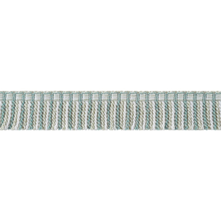 Esme Fringe Aqua and Willow AE12359 by Thibaut Trim Thibaut Trim Esme Fringe Aqua and Willow AE12359Trim ISLANDER 63% Polyester, 37% Cotton U.S.A </p><p>Repeat: H: , V: 1.5 in  (3.81 cm) - Fabric Carolina -