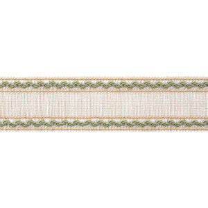 Gabrielle Tape Willow and Soft Gold AE12363 by Thibaut Designer Trim