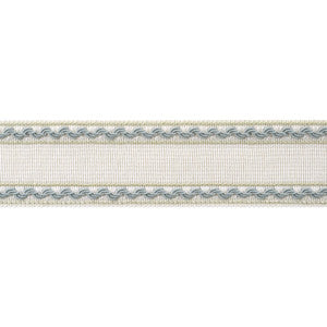 Gabrielle Tape Aqua and Willow AE12367 by Thibaut Designer Trim
